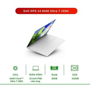 Dell XPS 14 9440 Ultra 7 155H/ ram 32GB/ 512GB/ 14.5inch FHD